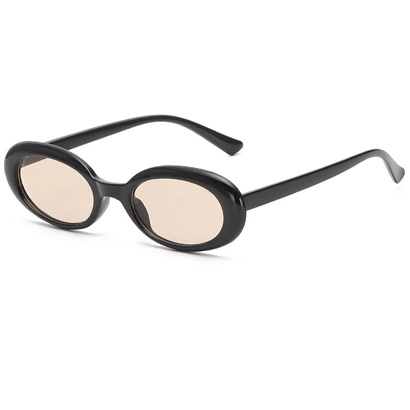 Venta al por mayor Gafas de sol unisex con marco pequeño ovalado para PC